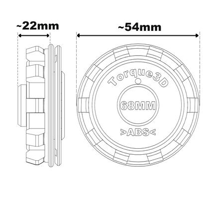 CenterCaps 56MM — Torque3D™