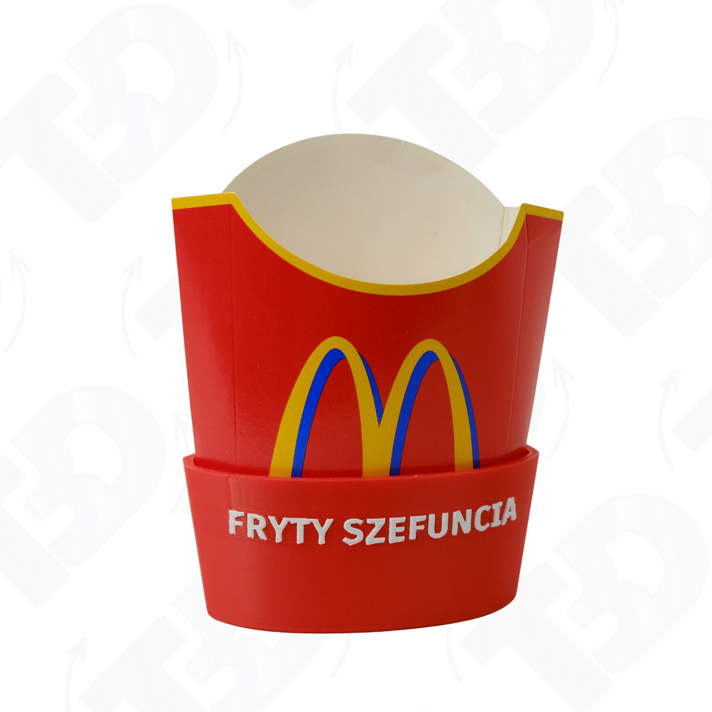 Fryty Szefuncia - uchwyt na średnie frytki do auta